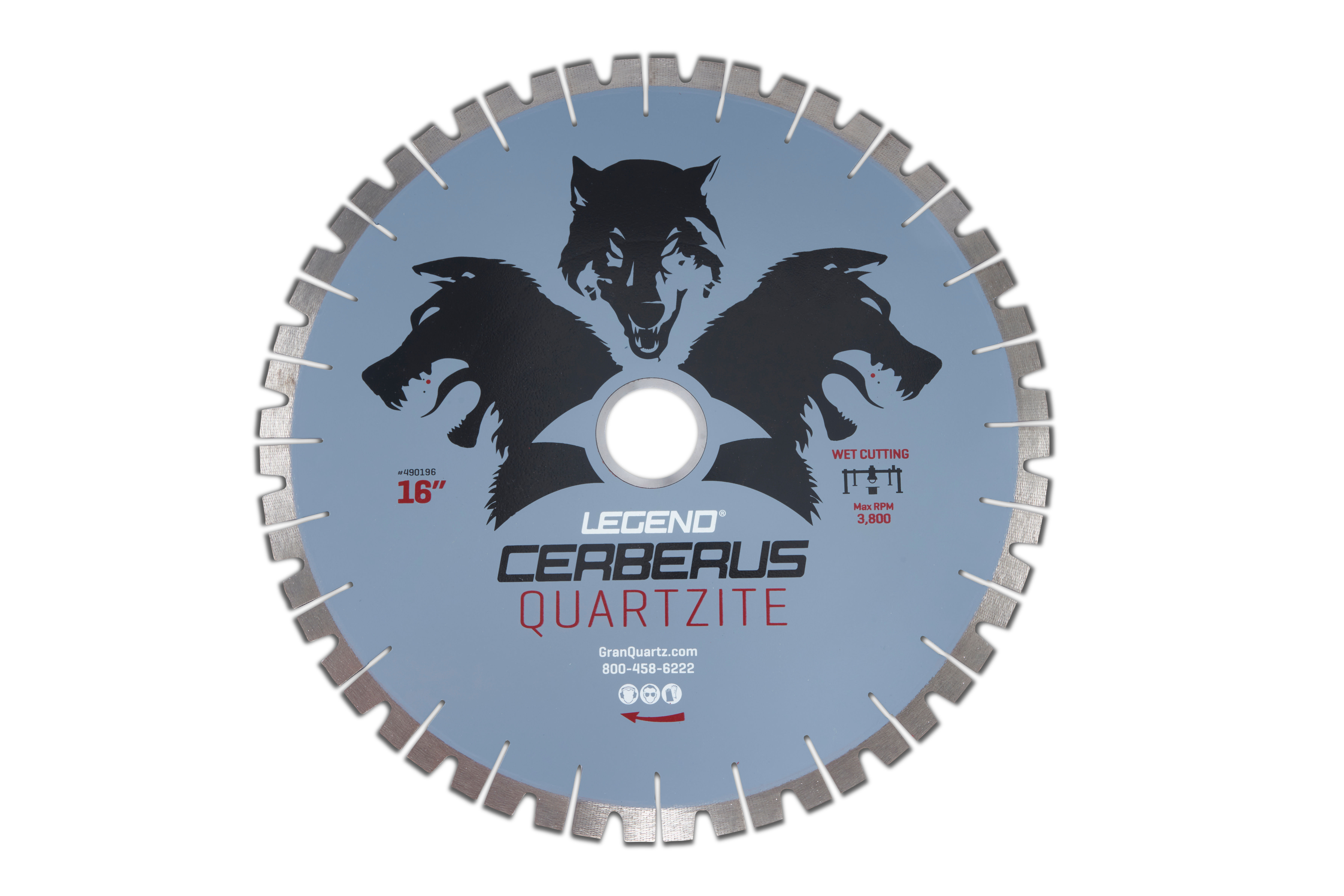 Legend Cerberus Quartzite Bridge Saw Blade 16