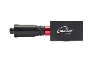 Manzelli Completed Aluminum Venturi Meter, Black and Red