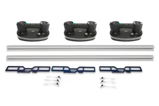 Counter Handler Heavy Duty Kit with 3 Grabo Vacuum Cups, V2 With New Rails