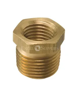 Brass Bushing  1/4" MPT x 1/8" FPT