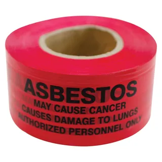 X-Guard Red Danger Asbestos Tape 3" x 1000ft