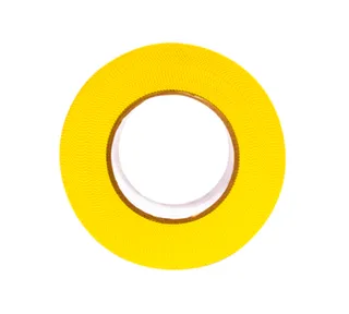 Yellow Poly Tape with Pinked Edges