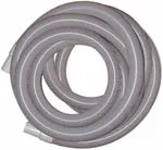 Flexaust Gray Vacuum Hose with Cuffs, 2" x 50ft