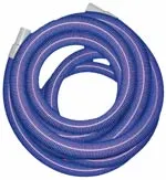 Flexaust Blue Vacuum Hose with Cuffs, 1.5" x 50ft