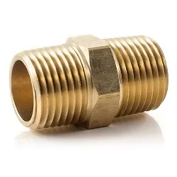 Hexagon Brass Nipple 3/4"