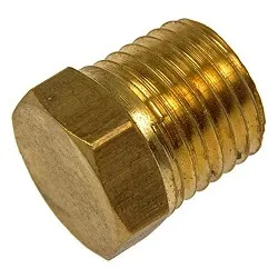 Brass Plug with Hex Head 1/2" MPT