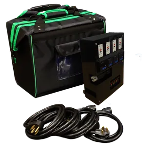 ASD Products Turtle Power Distribution Full Kit with AMP Meters, Black