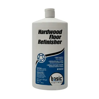 Basic Coatings Hardwood Floor Refinisher, Case of 6 Quarts