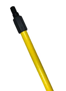 Fiberglass Handle With Threaded Plastic End, 5' Long, Yellow 143660
