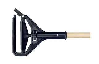Quick Change Wet Mop Wooden Handle 60" Long BBP 01206-NB