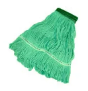 Synthetic Blend Looped End Mop, XL, Green 160230