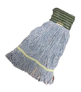 Synthetic Blended Looped End Mop Head, Large Blue 160324