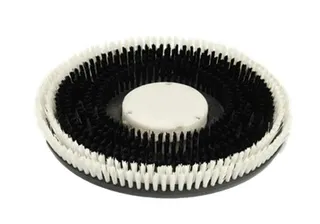 Rotary Carpet Scrub Brush Nylon 17" Black And White 660717