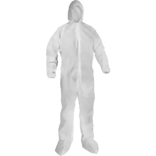 MicroPorous Coverall Suit Hood and Boot, Large