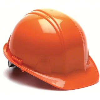 Condor Safety Hard Hat, Orange, Size 6.5 - 8
