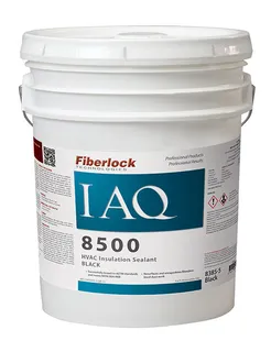 Fiberlock 8500 HVAC Insulation Coating Black, 5 Gallon Pail