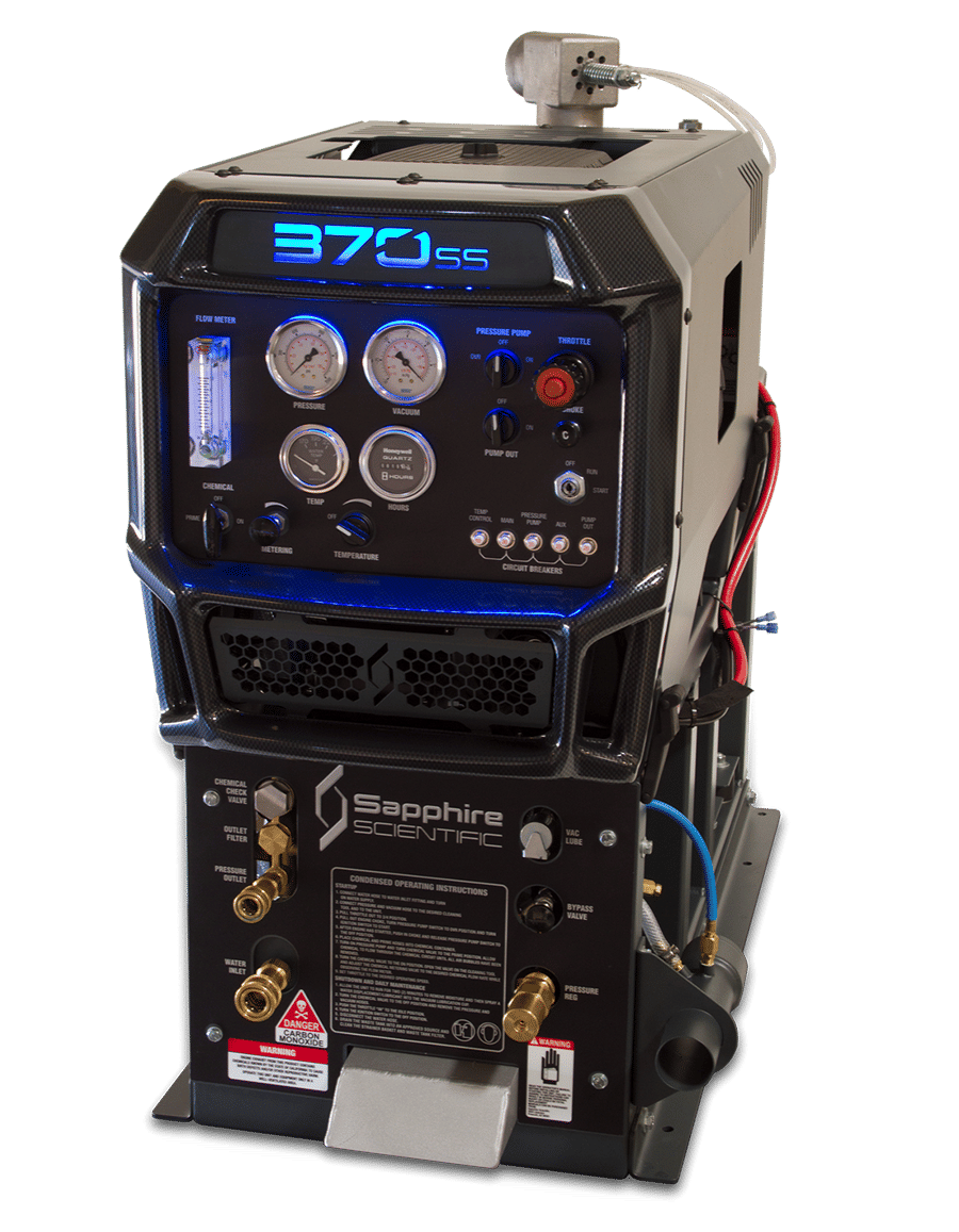 Sapphire Scientific 370SS Truckmount with 90 Gallon Waste Tank