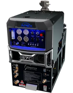 Sapphire Scientific Apex 570 Truckmount with 120 Gallon Waste Tank