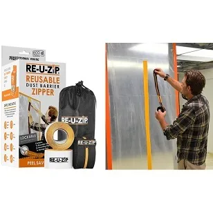 RE-U-Zip Reusable Dust Barrier Zipper Starter Kit