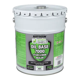 Rust-Oleum EnviroShield Oil Base 7000 Stain Sealer, White, 5 Gallon Pail