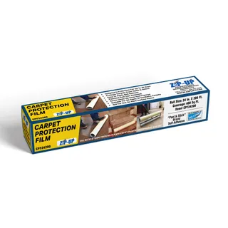 Zip-Up Carpet Protection Film 24" x 200ft, Clear