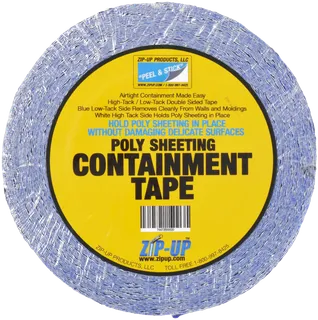Zip-Up Double Sided Containment Tape