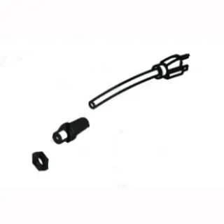 Sandia Complete Pigtail Cord with Strain Relieve and Nut for Extractor, Crimped Wires