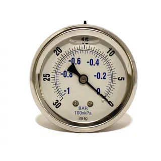 Sapphire Scientific Vacuum Gauge 2.5" 0-30 in/hg Product Type