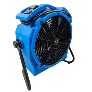ASD SS Axial Air Mover Single Speed with Stand, Blue