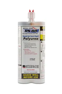 RS-88 Rapid Set Polyurea 600ml Cartridge Standard Gray