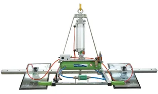 Manzelli Vacuum Lifter 500kg xential 2 Plate Air Power Tilt