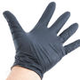 Onyx Black Nitrile Gloves 3.5mil, Size Large, Box of 100