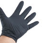 Onyx Black Nitrile Gloves 3.5mil, Size XL, Box of 100