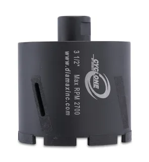 Cyclone Wet Core Bit 3 1/2" 5/8"-11