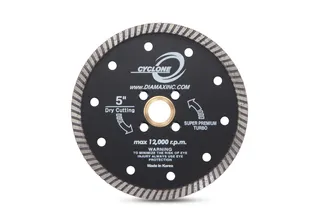 Cyclone Turbo Blade 5" 5/8"-20mm-7/8" 4 Holes