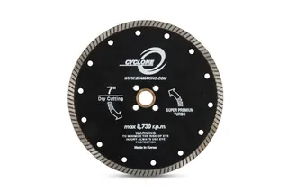 Cyclone Turbo Blade 7" 5/8"-7/8" 4 Holes