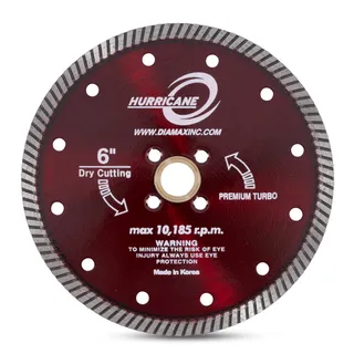 Hurricane Turbo Blade 6" 5/8"-20mm-7/8" 4 Holes