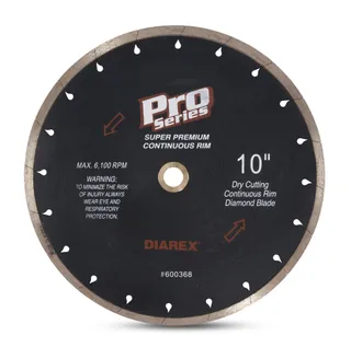 Diarex Pro Series Continuous Rim Blade 10" 5/8"-1"