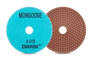 Diarex Mongoose Resin Polishing Pad 5" 400 Grit Blue
