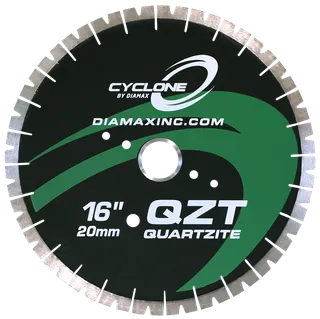 Cyclone QZT 2.0 Quartzite Bridge Saw Blade 16" Silent Core 50/60mm