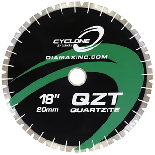 Cyclone QZT 2.0 Quartzite Bridge Saw Blade 18" Silent Core 50/60mm
