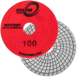 Cyclone Ultra Wet/Dry Polishing Pad 4" 100 Grit