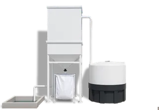 Granquartz Water System 75gpm, 2hp Pump, 1,500gal Water Tank