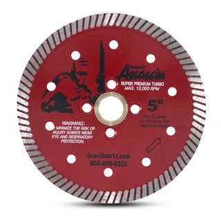 Assassin Turbo Blade 5" 5/8"-20mm-7/8" 4 Holes