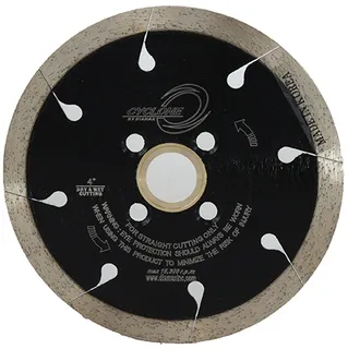 Cyclone Continuous Rim Blade 4" 5/8"-20mm-7/8"
