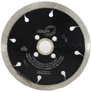 Cyclone Continuous Rim Blade 4 1/2" 5/8"-20mm-7/8"