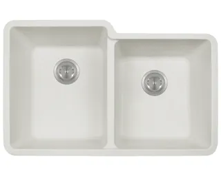 Revere 60/40, White Undermount Granite Sink