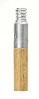 Midwest Rake Replacement Handle Wooden, Threaded Metal Tip 72" Long 