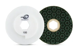 Cyclone Straight Edge Wheel 6" Snail Lock 100 Grit