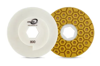 Cyclone Straight Edge Wheel 6" Snail Lock 800 Grit